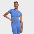 Women's Seamless Crop Top - All In Motion Cobalt