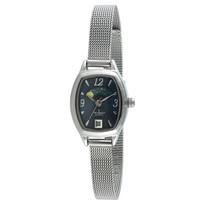 Peugeot Watches Women's Peugeot Vintage Petite Sun/mon Mesh Bracelet Watch - Blue/silver