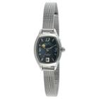 Peugeot Watches Women's Peugeot Vintage Petite Sun/mon Mesh Bracelet Watch - Blue/silver
