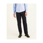 Dockers Men's Big & Tall Classic Fit Straight Trousers - Navy Blue