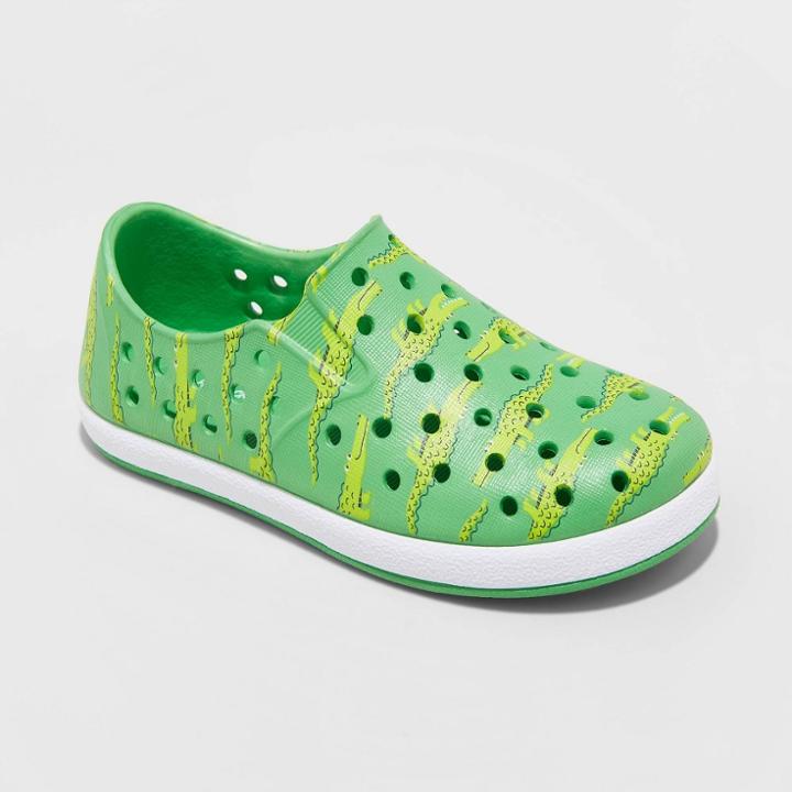 Toddler Boys' Jese Alligator Water Shoes - Cat & Jack Green 5, Toddler Boy's