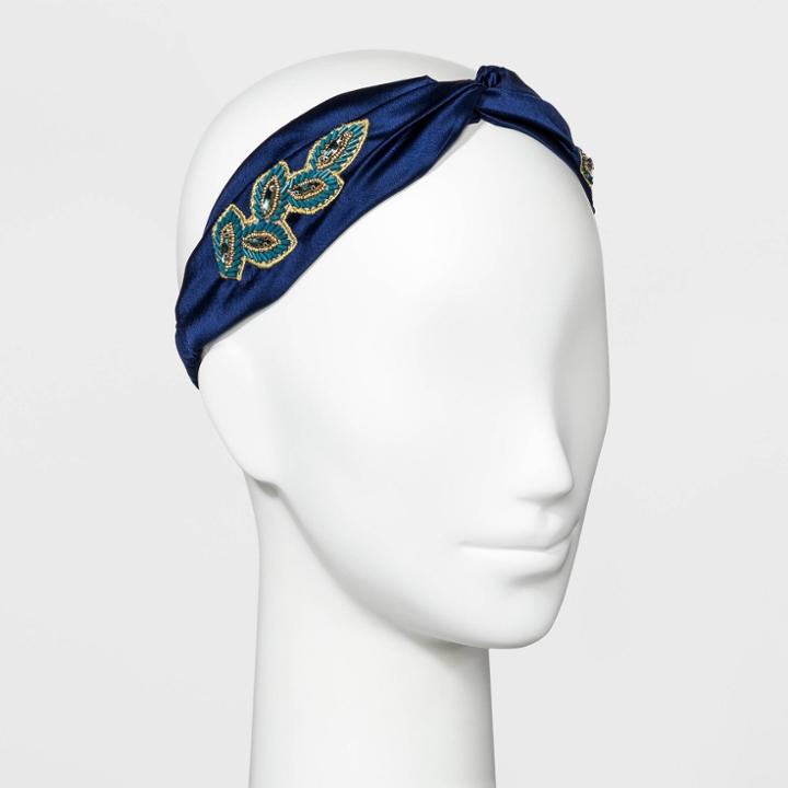 Headwrap - A New Day Blue/gold