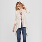 Women's Long Sleeve Lace Back Cardigan - Knox Rose Ivory