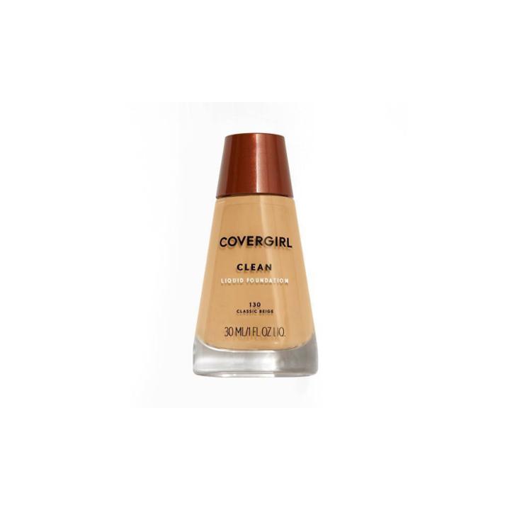 Covergirl Clean Foundation 130 Classic Beige 1 Fl Oz, Adult Unisex