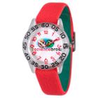 Boys' Marvel Emoji Iron Man And Hulk Clear Plastic Time Teacher Watch - Red, Boy's