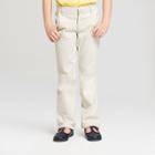 Girls' Bootcut Twill Uniform Chino Pants - Cat & Jack Oyster