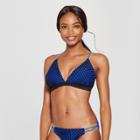 Women's Sport Elastic Mesh Triangle Bikini Top - Xhilaration Bright Blue D/dd Cup