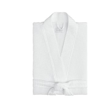 S/m Relaxed Honeycomb Bath Robe White - Cassadecor