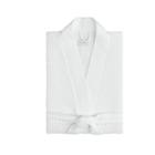 S/m Relaxed Honeycomb Bath Robe White - Cassadecor