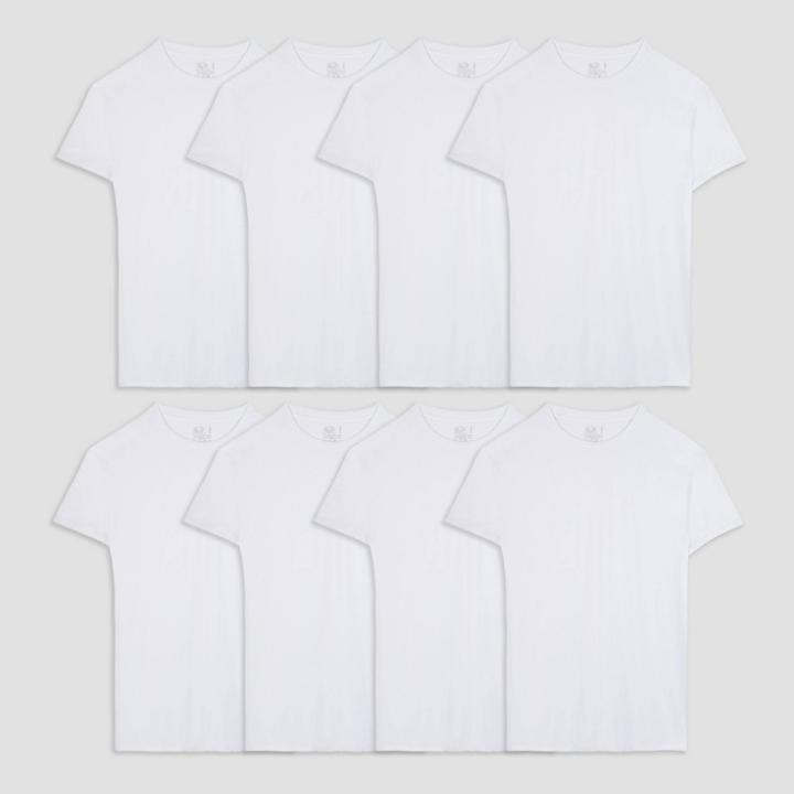 Fruit Of The Loom Men's Crew Neck Undershirt - White