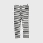 Toddler Girls' Striped Leggings - Cat & Jack Black/white