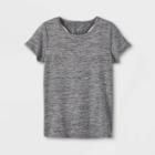 Girls' Short Sleeve Twist-back Studio T-shirt - All In Motion Black