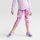 Girls' Elevated Printed Capri Leggings - C9 Champion Floral M,