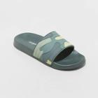 Kids' Nikko Slip-on Slide Sandals - Cat & Jack Olive