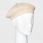 Women's Felt Beret Hat - A New Day Yellow