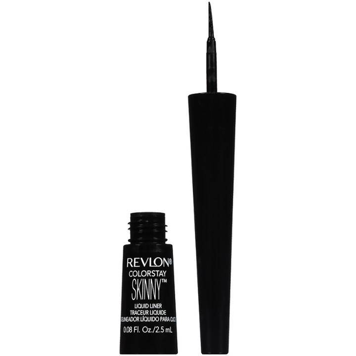 Revlon Colorstay Skinny Liquid Eyeliner, Skinny Tip, All Day Wear 301 Black Out