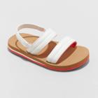 Toddler Girls' Shayla Ankle Strap Sandals - Cat & Jack Cream