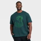 Men's Big & Tall Printed Graphic T-shirt - Goodfellow & Co Dark Green