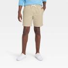 Men's 8 Pull-on Shorts - Goodfellow & Co Light Taupe Xs,