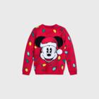 Boys' Disney Mickey Mouse Sweater - Red 4 - Disney