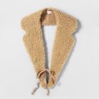 Women's Faux Sherpa Collar - Universal Thread Natural