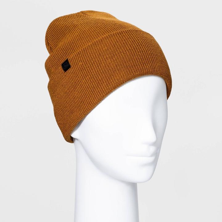 Women's Merino Wool Blend Beanie - All In Motion Butterscotch, Yellow