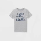 Well Worn Boys' 'i Got It From My Mama' Short Sleeve T-shirt - Gray
