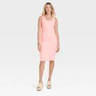 Women's Ribbed Tank Dress - Universal Thread Pink