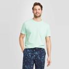 Men's Standard Fit Slub Pocket Crew Neck T-shirt - Goodfellow & Co Green S, Men's,