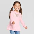Toddler Girls' 'love' Blouse - Cat & Jack Pink