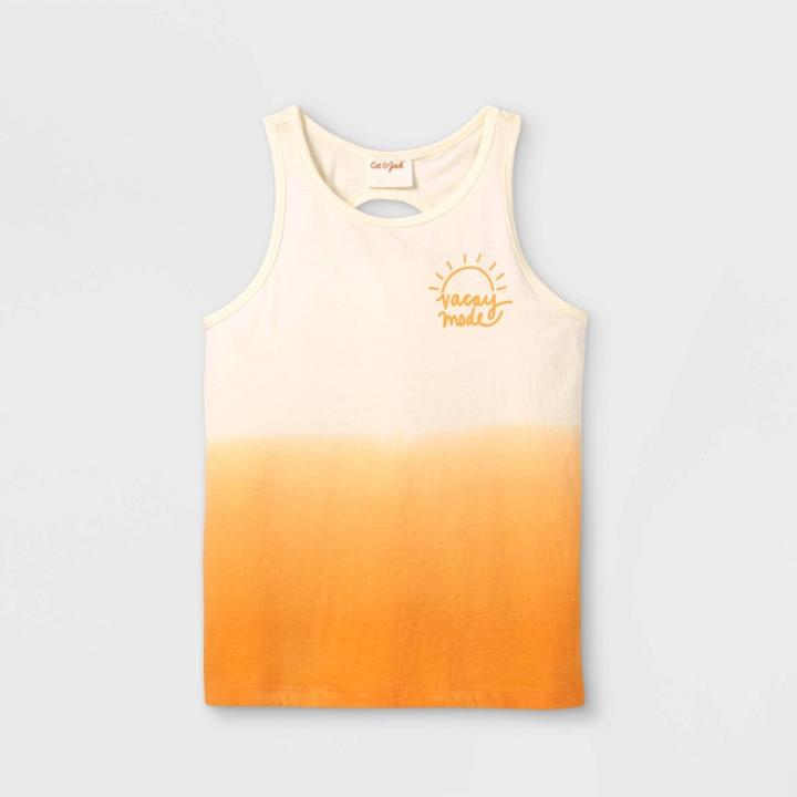 Girls' Dip-dye Tank Top - Cat & Jack Yellow