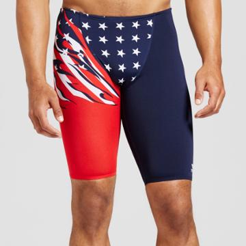 Men's Americana Jammer Swim Bottoms - Tyr Red White Blue