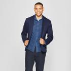 Men's Standard Fit Knit Blazer - Goodfellow & Co Federal Blue