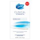 Secret Clinical Strength Antiperspirant And Deodorant For Women Invisible Solid Completely Clean