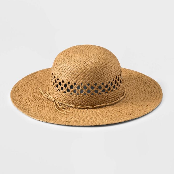 Kids' Straw Floppy Hat - Art Class Tan