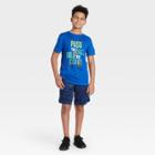 Petiteboys' Short Sleeve Pass The Ball Rule The Court Graphic T-shirt - All In Motion Blue