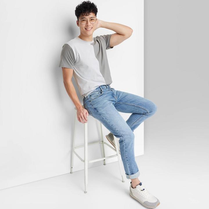 Men's Short Sleeve Sleeve T-shirt - Original Use Gray