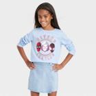 Girls' Spider-man Beyond Amazing Long Sleeve Graphic T-shirt - Light Blue