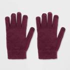 Women's Knit Gloves - Wild Fable Burgundy