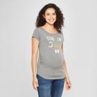 Maternity Due In July Short Sleeve Graphic T-shirt - Grayson Threads Charcoal Gray S, Infant Girl's