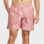 Men's 7 Botanical Clay Swim Trunks - Goodfellow & Co Pink