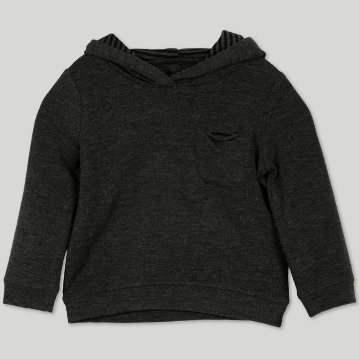 Afton Street Baby Boys' French Terry Hooded Sweatshirt - Gray Newborn, Boy's