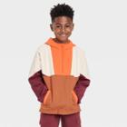 Boys' Quarter Zip Colorblock Jacket - Cat & Jack Orange