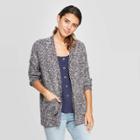 Women's 3/4 Sleeve Kimono Open Layering Cardigan's - Universal Thread Navy (blue)