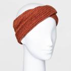 Women's Rib Headband - Universal Thread Rust, Red