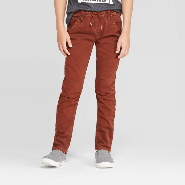 Boys' Skinny Fit Jeans - Cat & Jack Brown