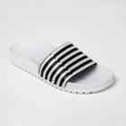 Hunter For Target Men's Striped Slide Sandals - Black/white
