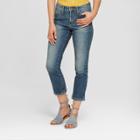 Women's High-rise Wide Leg Kick Boot Crop Jeans - Universal Thread Dark Wash