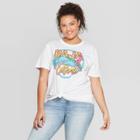 Women's Plus Size Short Sleeve Baja California Graphic T-shirt - Mighty Fine (juniors') - White