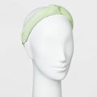Terry Fabric Knot Top Headband - Wild Fable Green